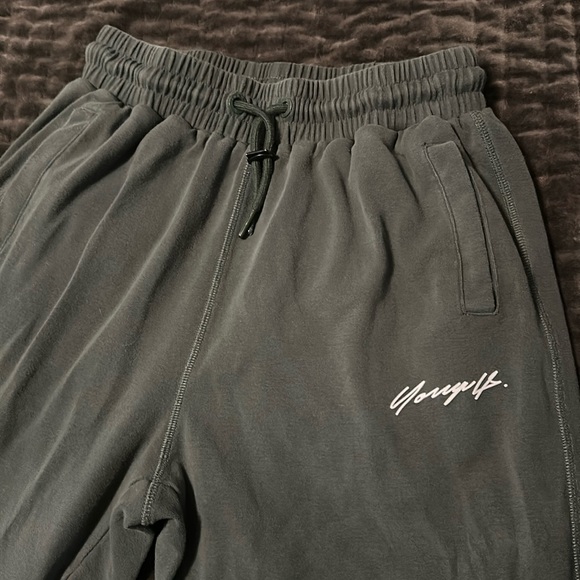 Young LA 228 Cloud Joggers Forest Green - Picture 1 of 5